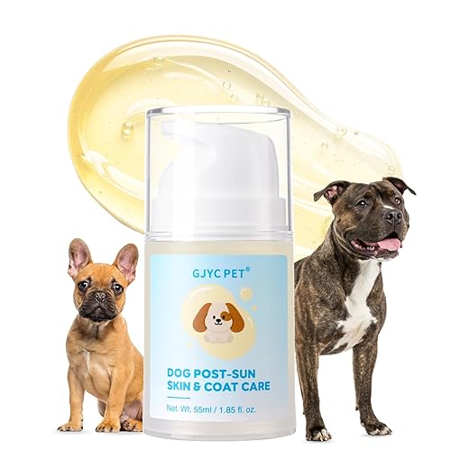 Dog Post-Sun Recovery Serum - Soothes Hot Spots, Redness & Sun Discomfort | Repairs Moisture Barrier with Ceramides | For Ears, Belly & Paws | Fast-Absorbing Formula (1.85 fl oz)