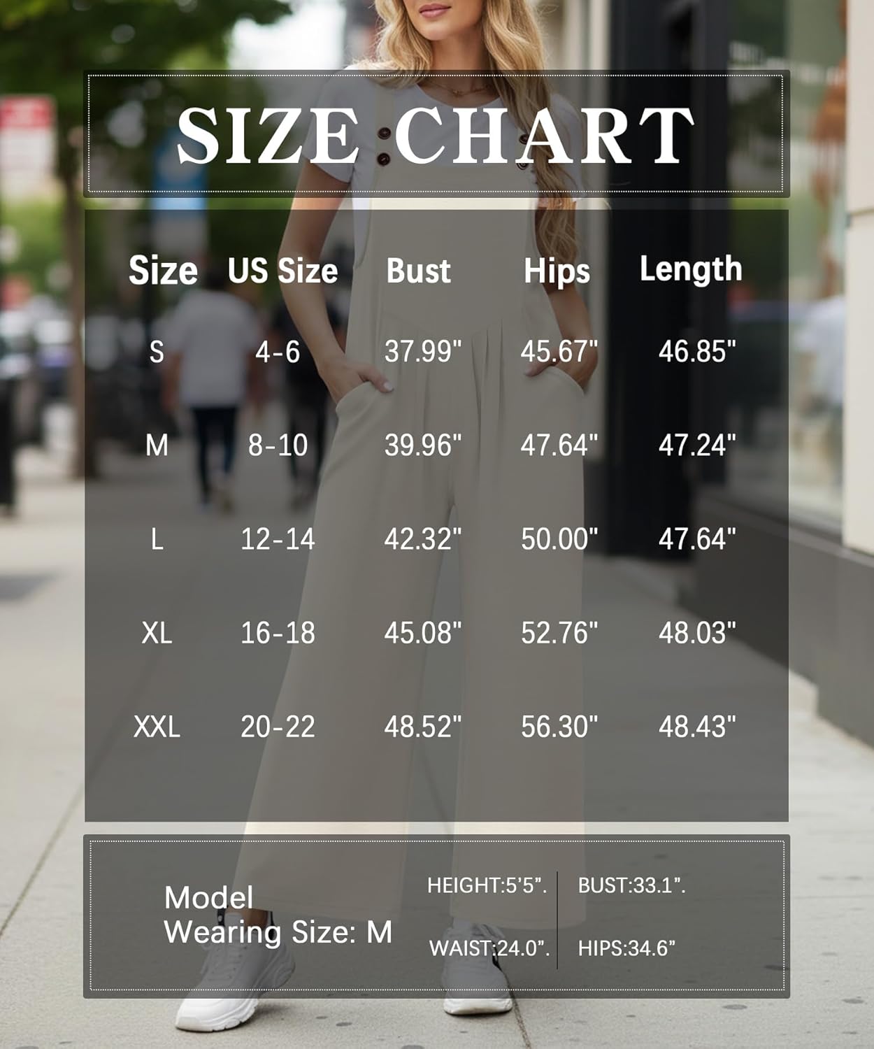 NILOUFO Overalls for Women Bib Wide Leg Jumpsuits Summer Sleeveless Adjustable Strap Rompers Loose Bib Pants with Pockets - Image 7