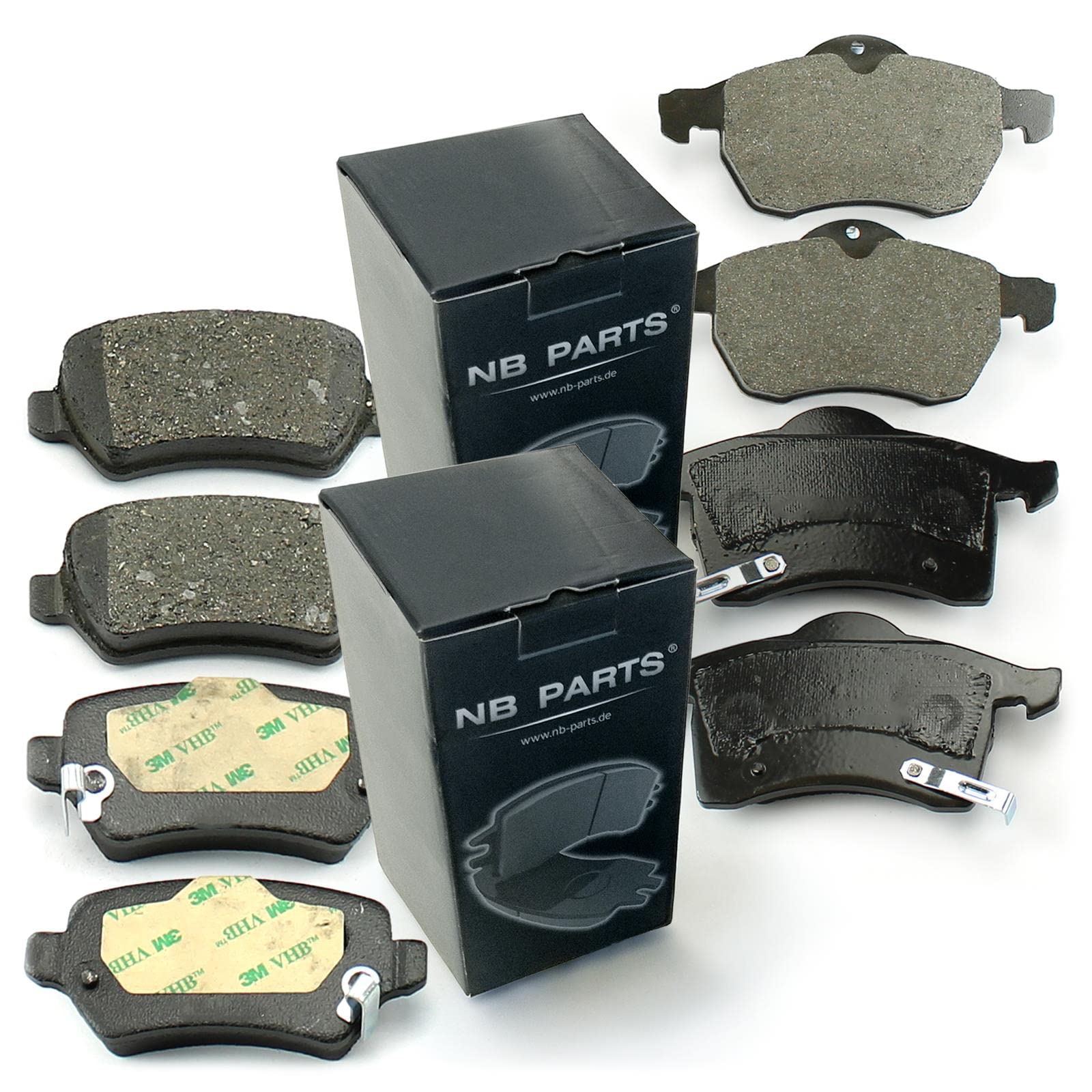 Pastillas de freno delantero y trasero NB PARTS Germany 10047421