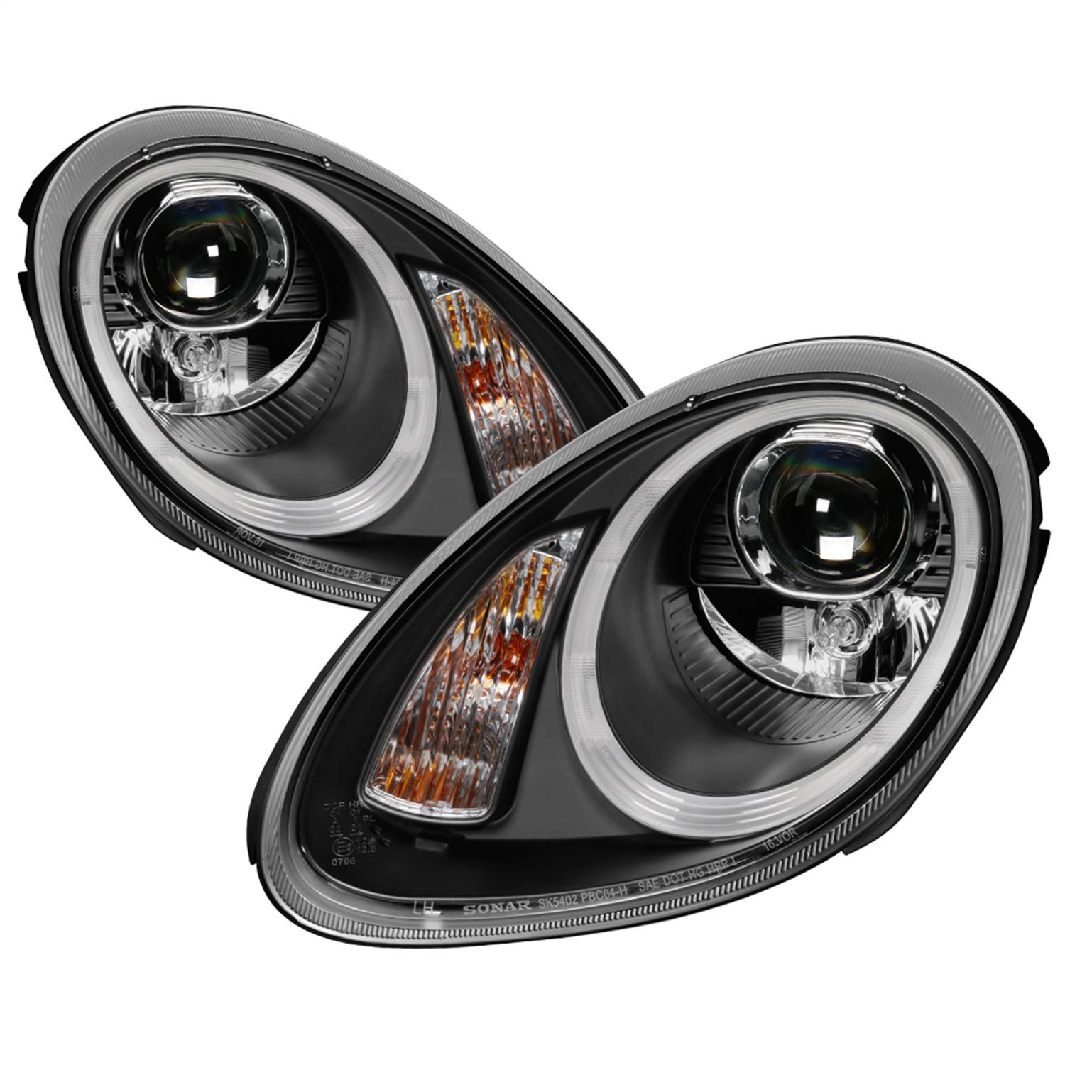 Spyder AutoPRO-YD-P98705-DRL-BK Projector Headlight, 1 Pack