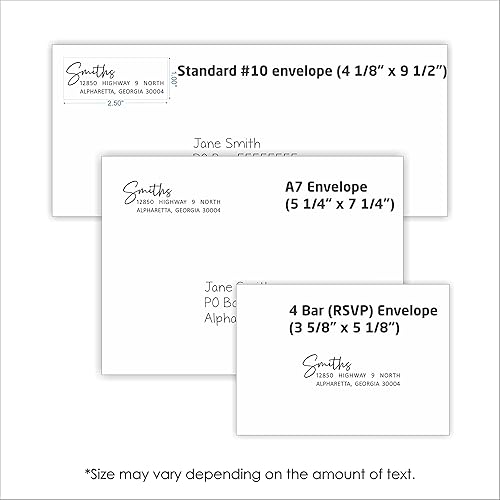 Miniatura 9 de Sello de dirección personalizado  Sello de dirección de devolución  Sello de dirección personalizado  Sello autoentintado  Sello de dirección moderno
