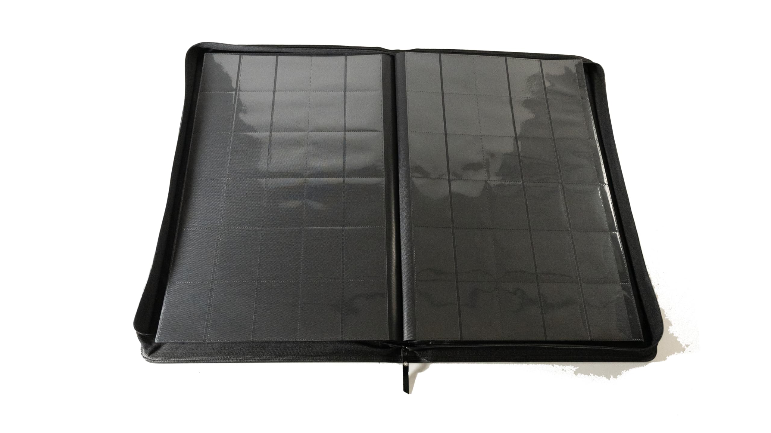 TopDeck 2000 Card Binder TCG ARCHIVE 30 Pocket Card Binder Ringless Binder Kompatibel mit Pokemon Karten, Yu-Gi-Oh, Magic the Gathering, und mehr - Side Load Sleeves - Karten Album (Schwarz)