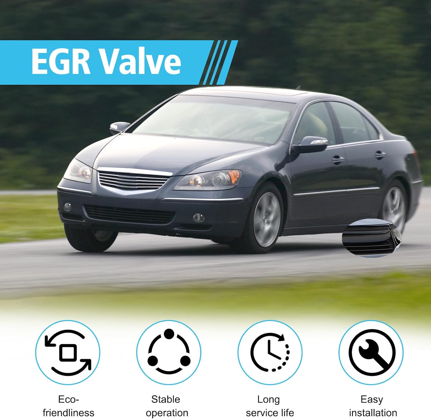 EGV658 EGR Valve For Acura CL MDX RL TL 1997-2009, For Honda Accord Pilot Ridgeline Odyssey Vue 1998-2011, For Saturn Vue 2004-2007