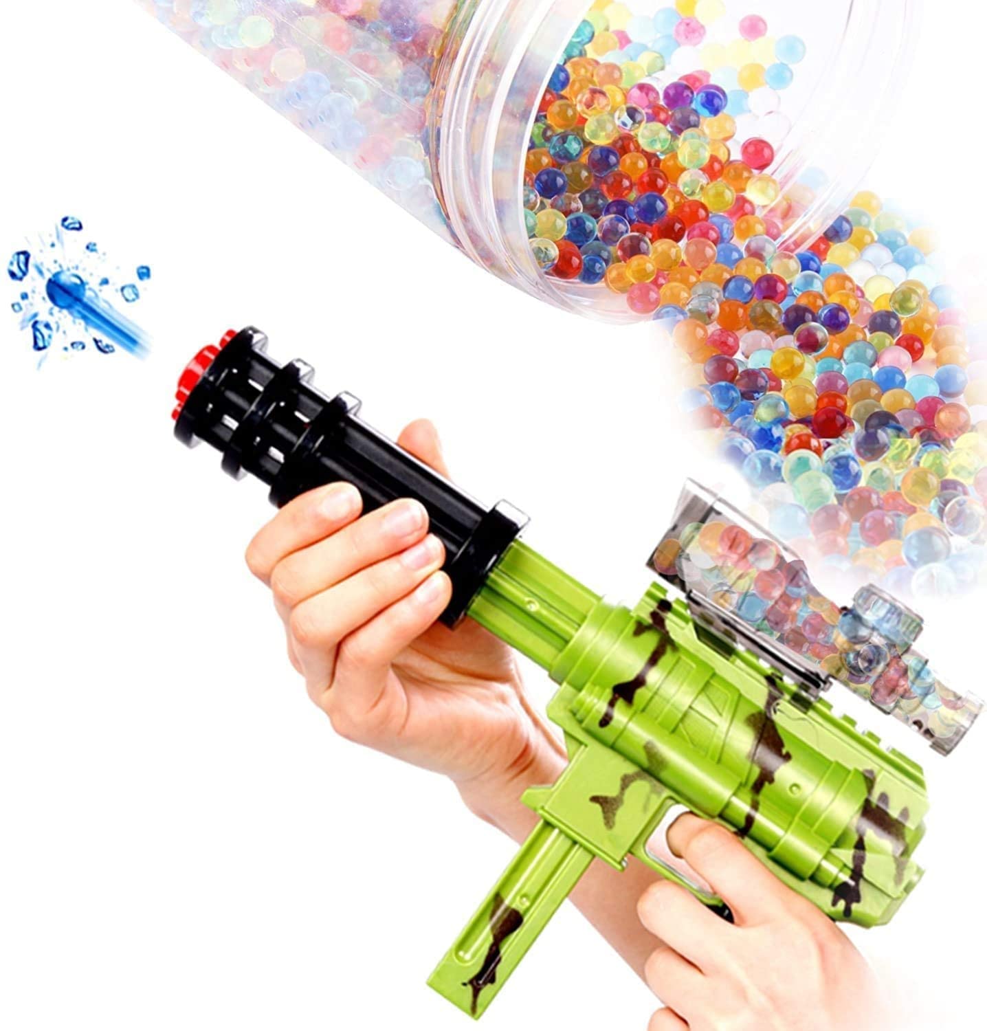 Buy 50000 PCS Splatter Ball Gun Ammo Gel Blaster Ammo Water Beads