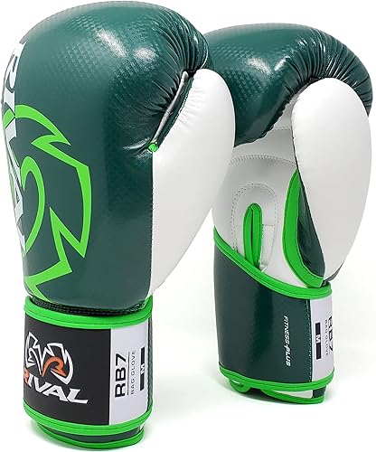Miniatura 3 de Guantes de boxeo RIVAL Boxing RB7 Fitness Plus con sistema de correa ergonómica y acolchado de alta densidad en capas para trabajo con saco pesado y