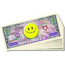 Be Happy Million Dollar Bill - Set of 10 With 1 Bonus Christopher Columbus Bill