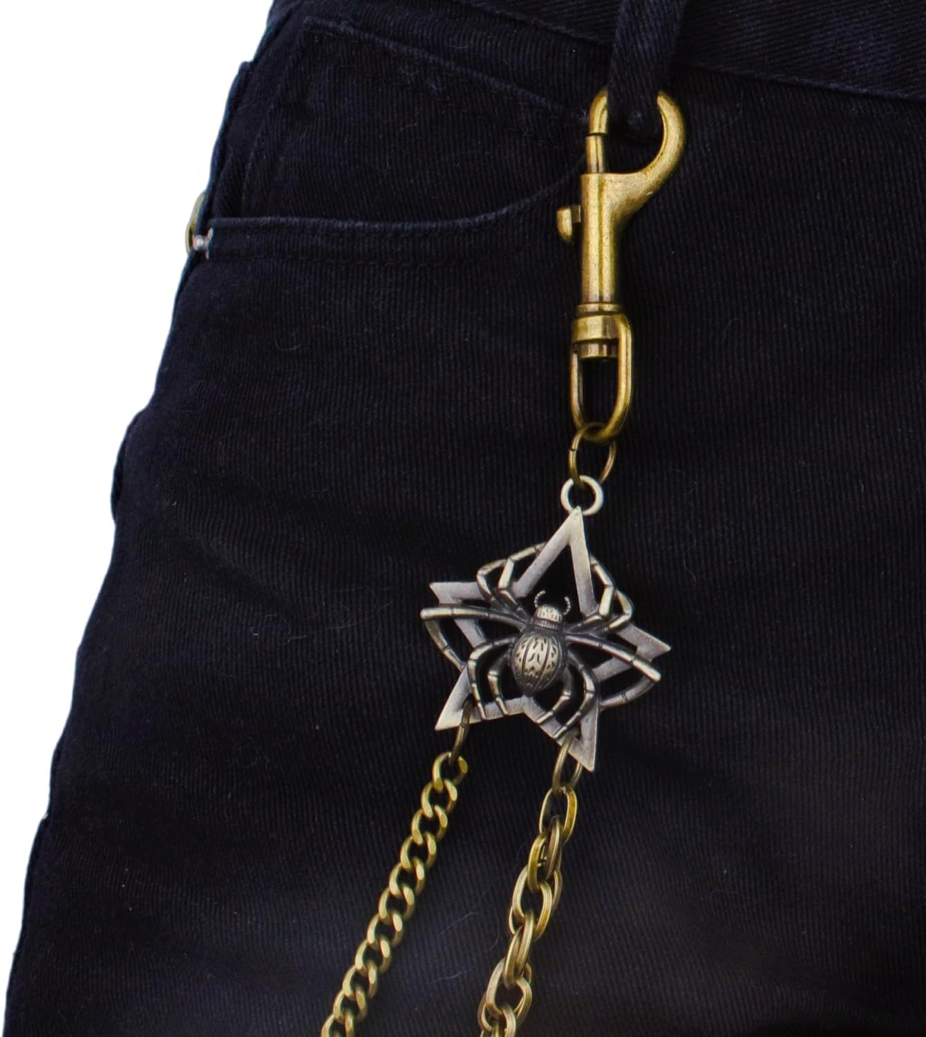 Layered Punk Pants Chain for Men Women, Gothic Hip Hop Jean Chain Wallet Chain Biker Trouser Chain, Goth Emo Fashion Keychain Accessories - Image 8