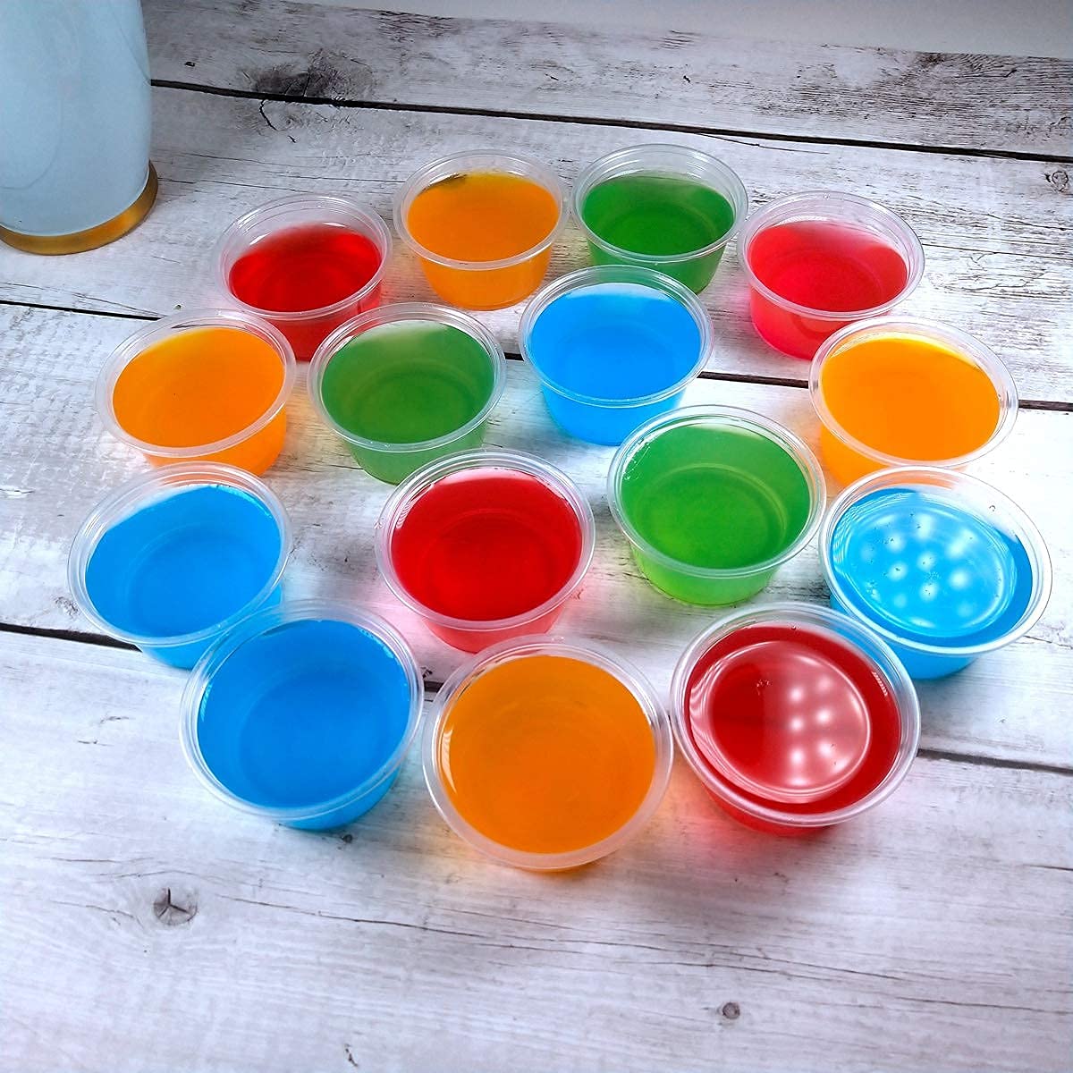 Hot Deals TashiBox 4 oz Plastic Cups/Disposable Portion Cups/Souffle Cups with Lids, 100 Sets…