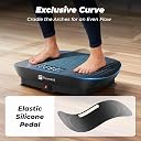 Flexnest 3D Vibration Plate Exercise Machine for Weight Loss & Toning, Whole Body Vibration Platform Massager with Remote, 10 Modes, 150kg Max Load, Home Gym Fitness Machine for Calorie Burn (Black) gallery image
