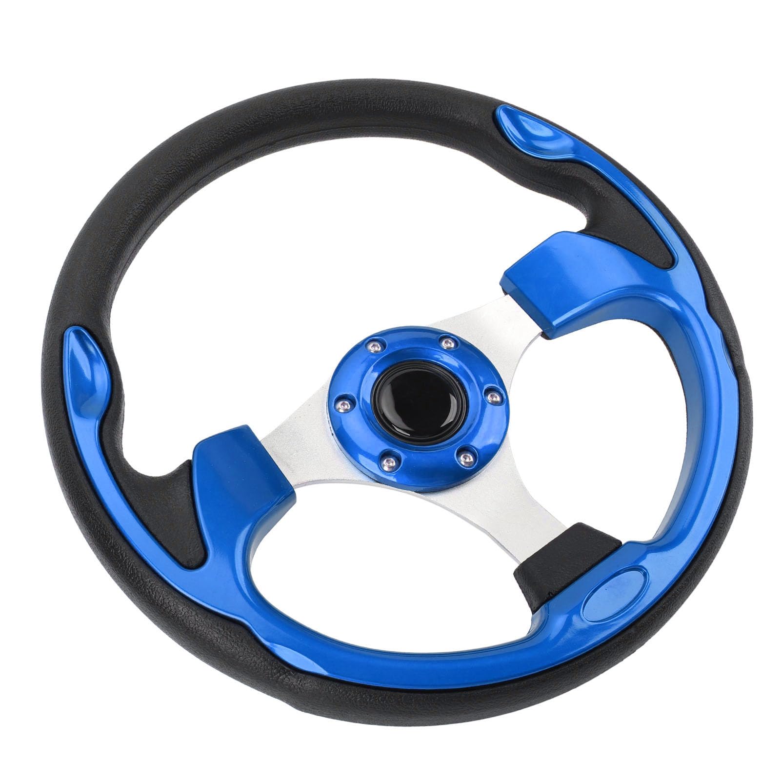 Keenso Kierownica Sportowa Uniwersalna, 33 Cm PU Aluminium, do Samochodu