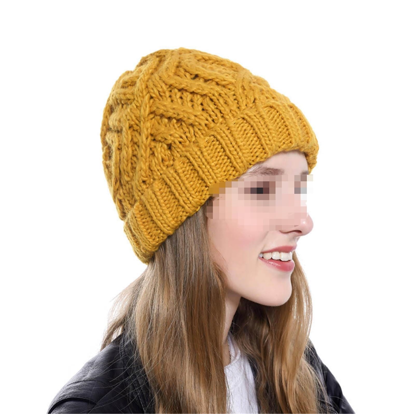 Czapka Zimowa Zimowa Wełniana Czapka Typu Beanie Z Dzianiny Dla Kobiet Mężczyzn Z Ciepłą Podszewką Czapka Narciarska Unisex Czapka Z Czaszkami Ciepła Czapka