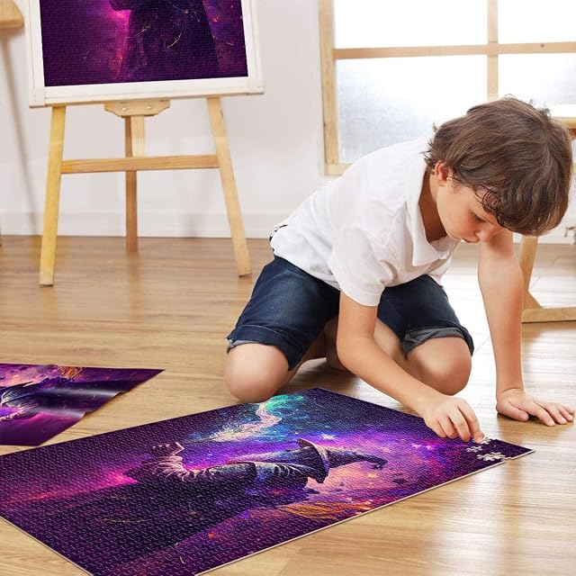 Foto 4 de 6 de Puzzle de regalo "Mago del arte" para adultos, 1000 piezas, 10,27 x 14,96 pulgadas