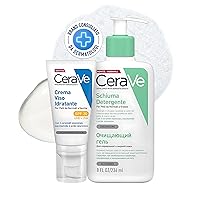 CeraVe Kit Skincare Pelle Mista, Schiuma Detergente Seboregolatrice
