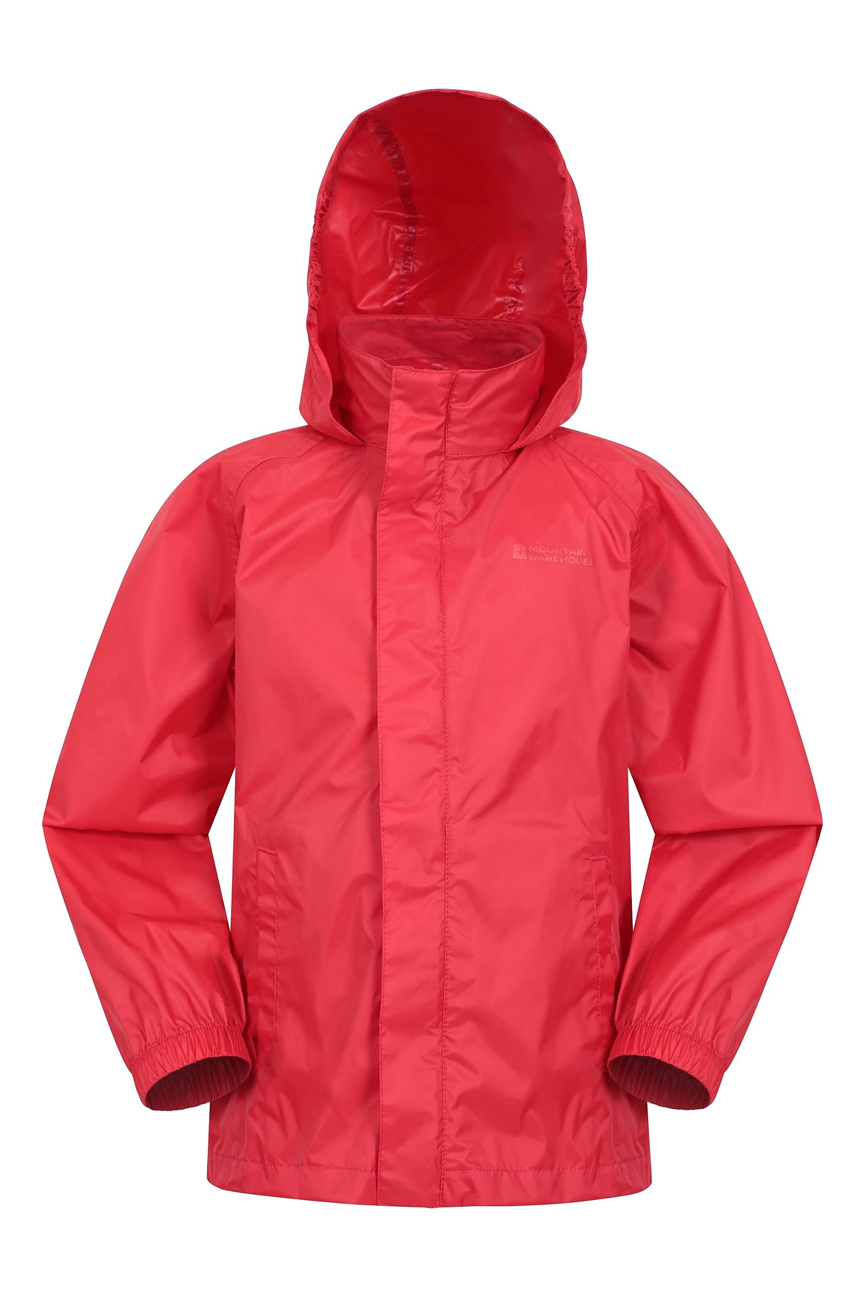 Mountain Warehouse Pakka Kids Waterproof Jacket - Wind Resistant, Lightweight,Breathable Rain Coat for Girls & Boys, Packaway Bag - For Rain, Spring Summer — view 17