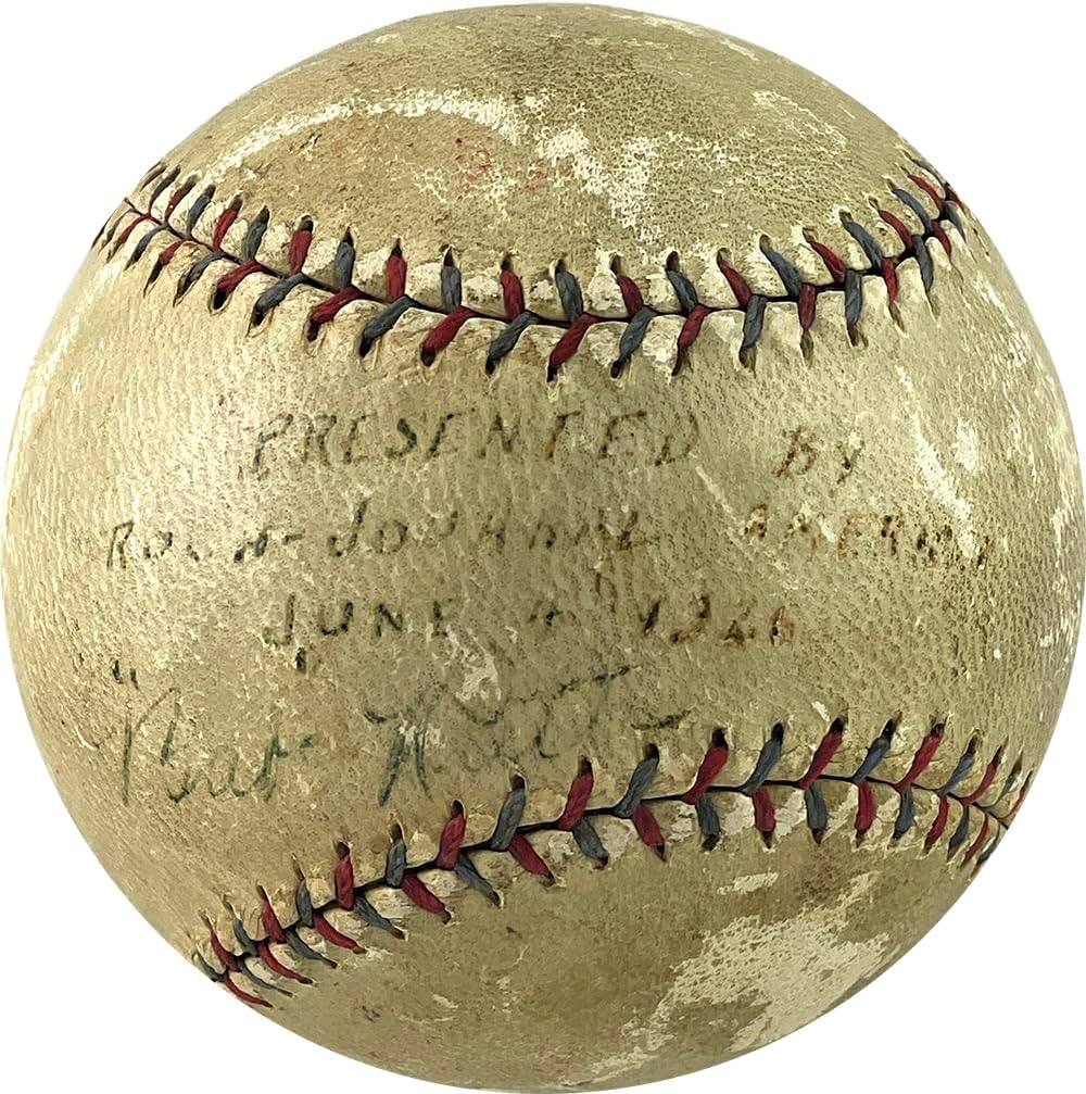 Babe Ruth 1926 Signed Autographed Vintage Reach American League Baseball JSA LOA