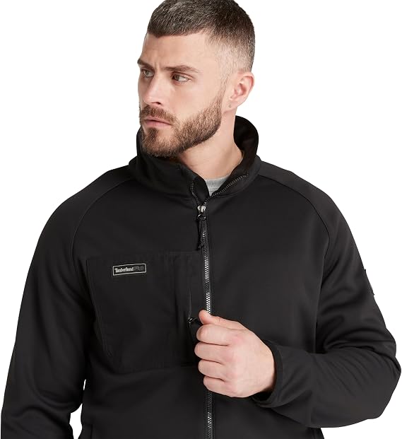 Timberland PRO Men's Ironhide Softshell Jacket, Black, 3X-Large