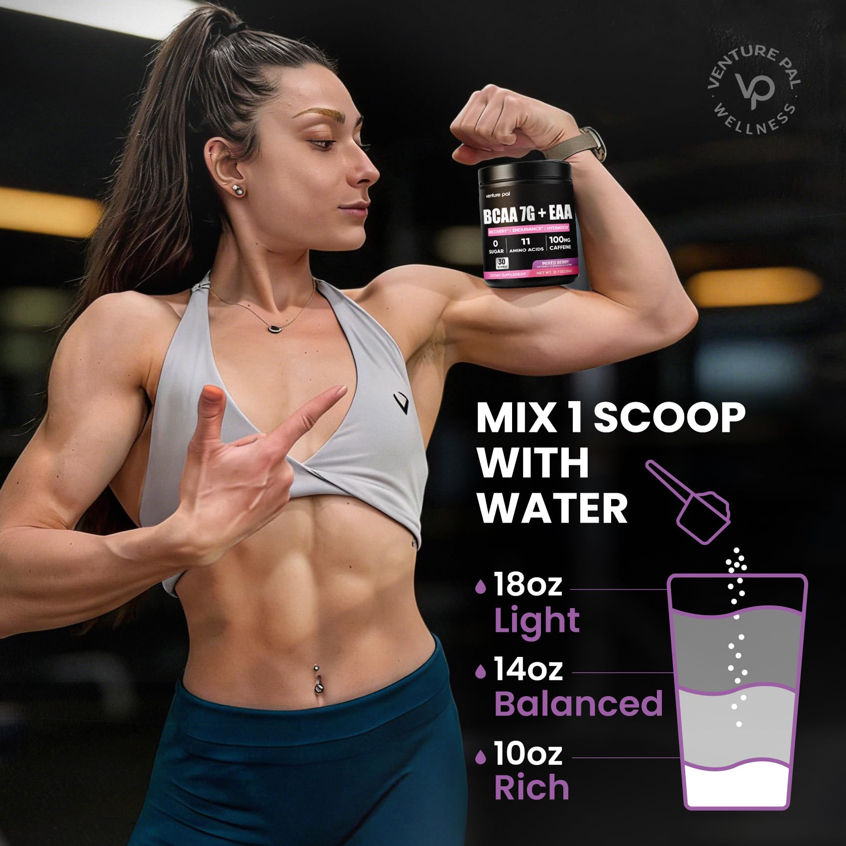 Sugar Free BCAA + EAA Powder for Muscle Recovery & Growth, Gluten-Free — Amazon image 4