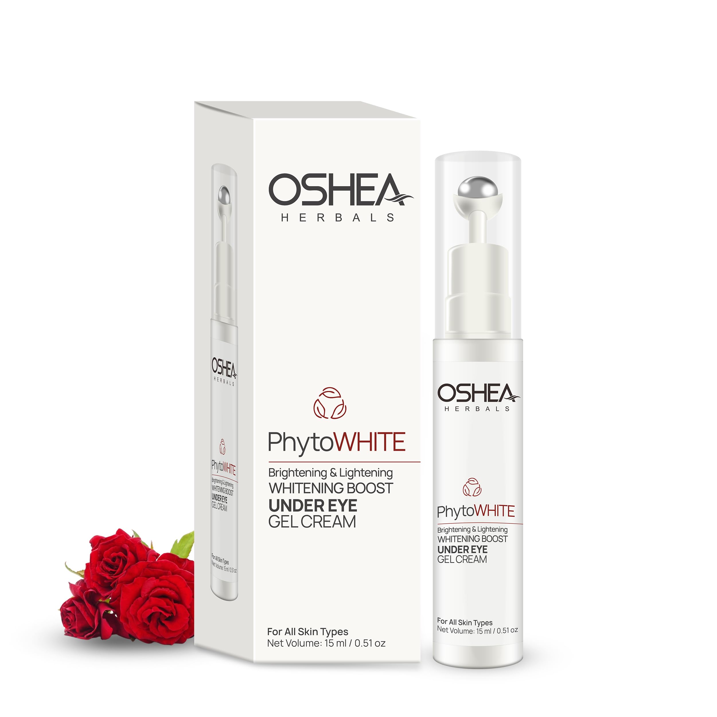 Oshea Herbals PhytoWhite Under Eye Gel Cream Roll-On for Women