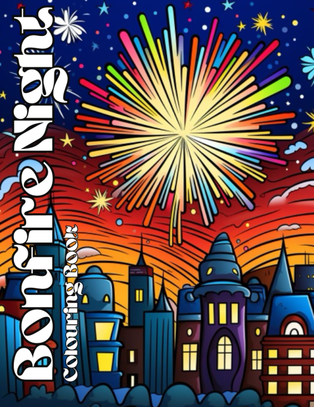 Bonfire Night Colouring Book