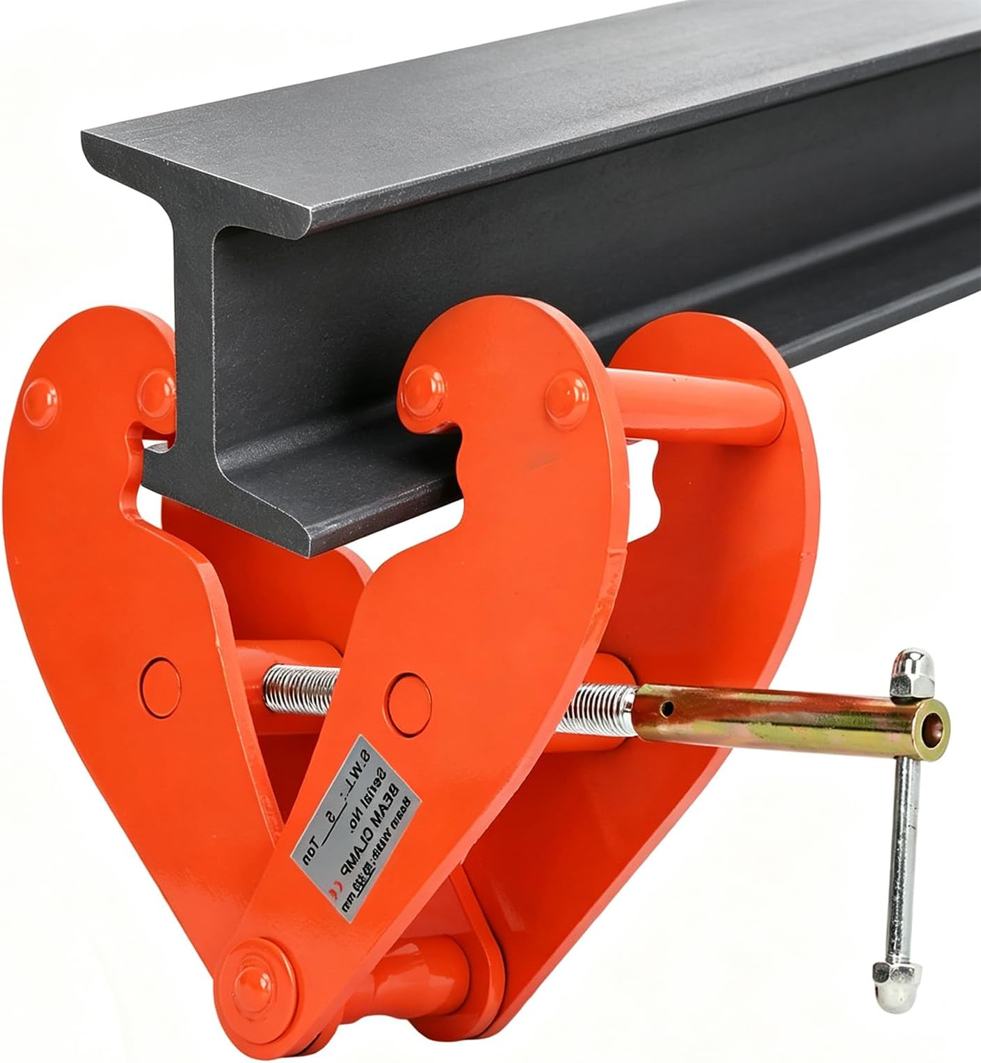 MYOYAY 11000Lbs Heavy Duty Beam Clamp 5Ton Capacity Vertical I Beam Clamp