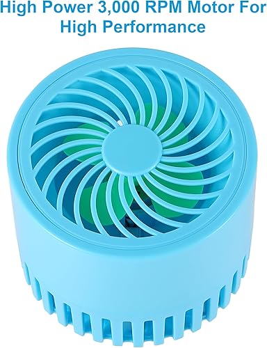 Miniatura 2 de Ventilador de refrigerador para RV, bajo ruido, motor de 3000 RPM para circulación eficiente del aire frío interno del refrigerador de RV, mayor