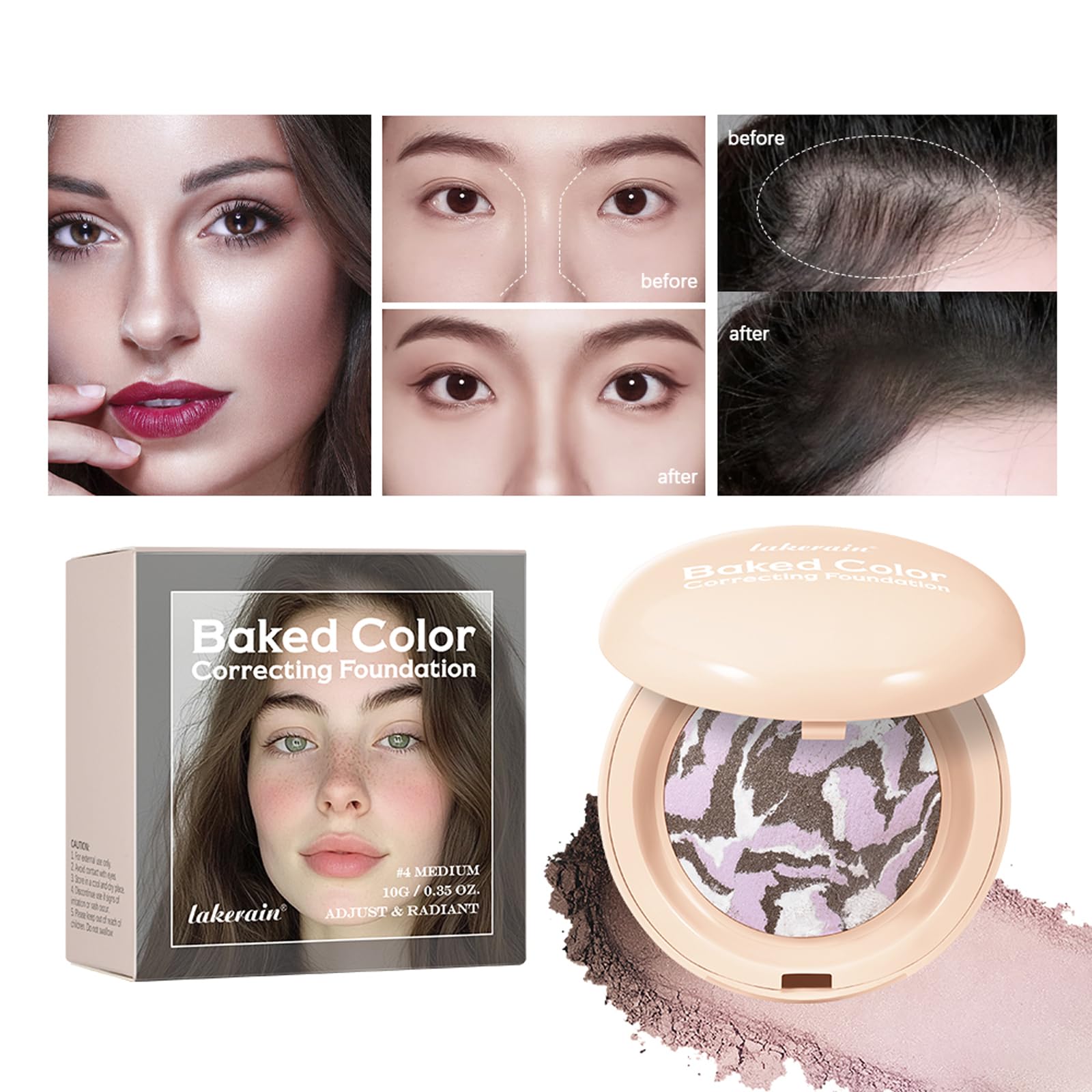 Baked Colour Correcting Powder Foundation - Image 2