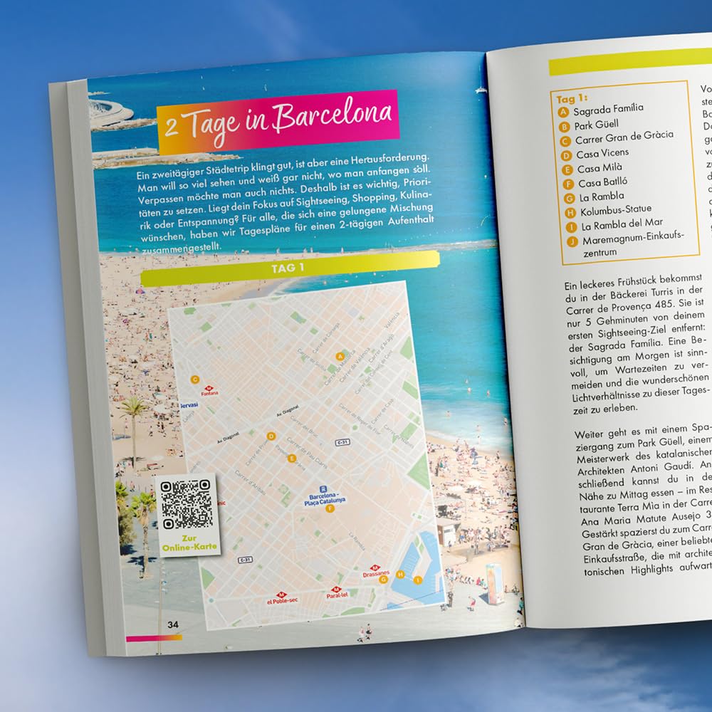 Hola Barcelona! Reiseführer für deinen 2 - 5 Tage Kurztrip: Mediterrane Lebensfreude, köstliche Tapas und atemberaubende Architektur in der Hauptstadt Kataloniens genießen – Mit Insidertipps