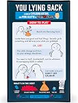 You Lying Sack by Exploding Kittens - 2-5 Players - Ages 7+ - 15 Minutes to Play - Bluffing Board Game - Party Game, Family Game Night, Kid and Adult Board Game | Bluff, accuse, and outsmart your rivals using the lying sack in a quick 15-minute game