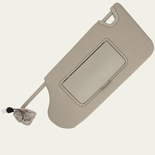 Miniatura 6 de Reemplazo de visera solar del lado izquierdo del conductor compatible con Nissan Altima 2013 2014 2015 2016 2017 2018 con interruptor de luz