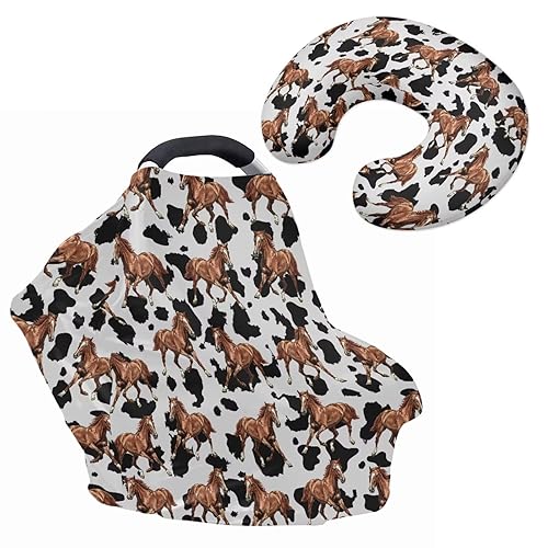 Miniatura 8 de Fundas de cesta de vaquero occidental para bebé, se adapta a la mayoría de cochecitos y asientos de coche de bebé, cactus para bebés, funda