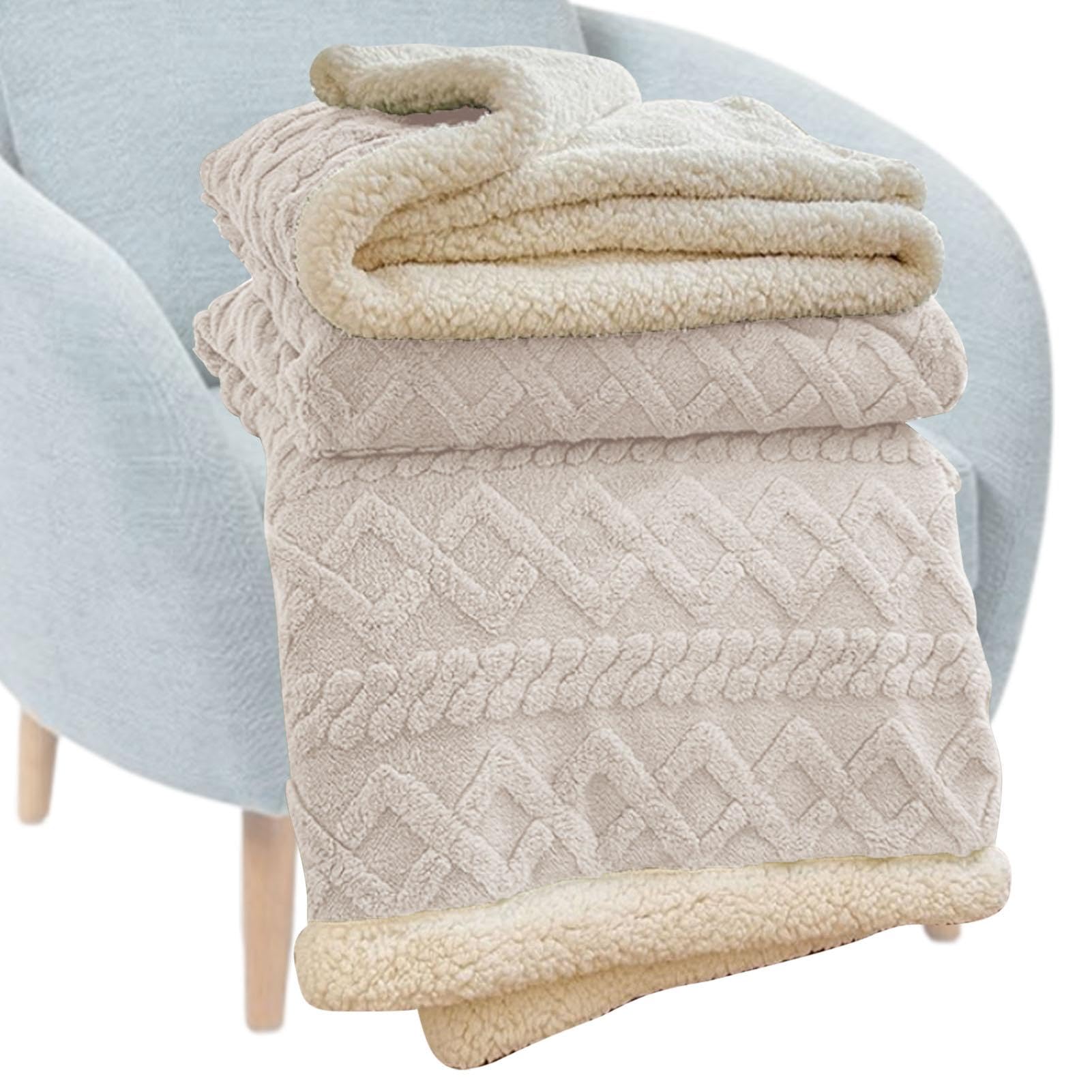 Couverture pour canapes et lits plaid douillet de salon