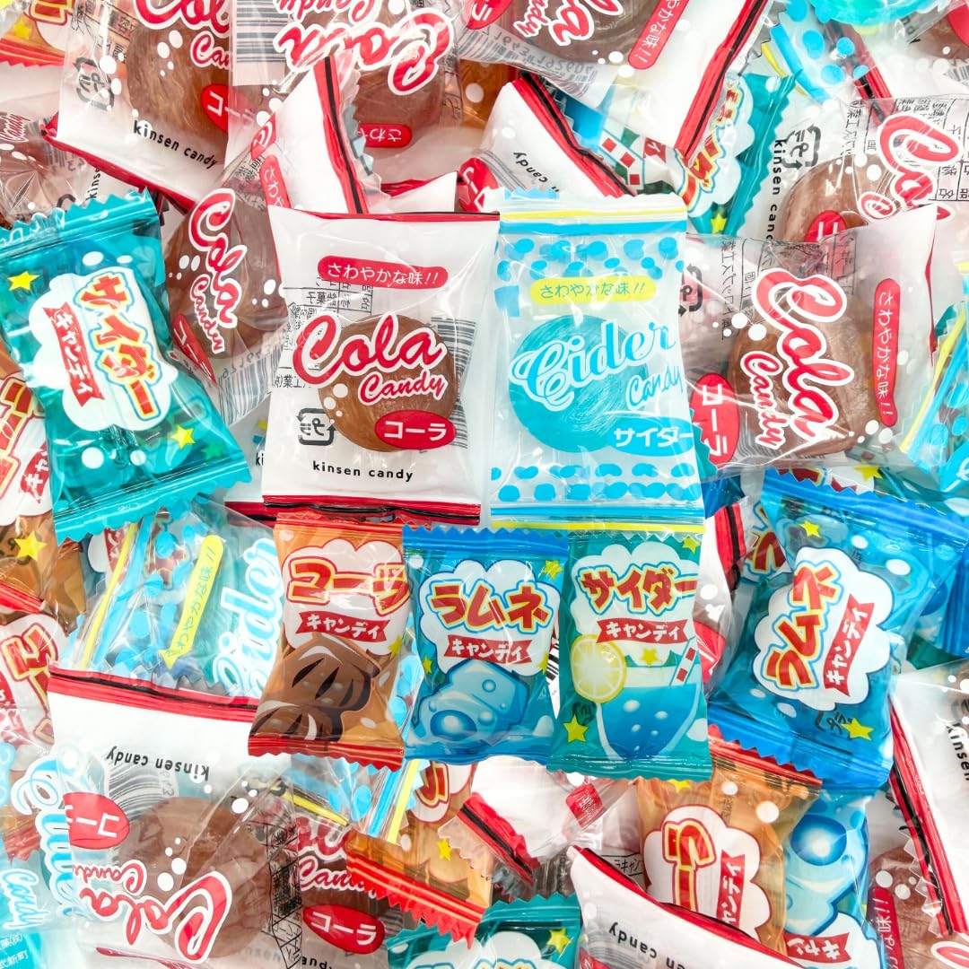 Amazon.co.jp: 【 大容量 コーラ サイダー ラムネ 飴 500g セット