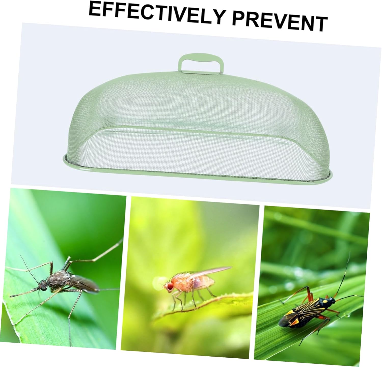 Homoyoyo Mesh Picnic Food Cover Microwave Lid Dustproof Net Cover for -keeping Kitchen Food