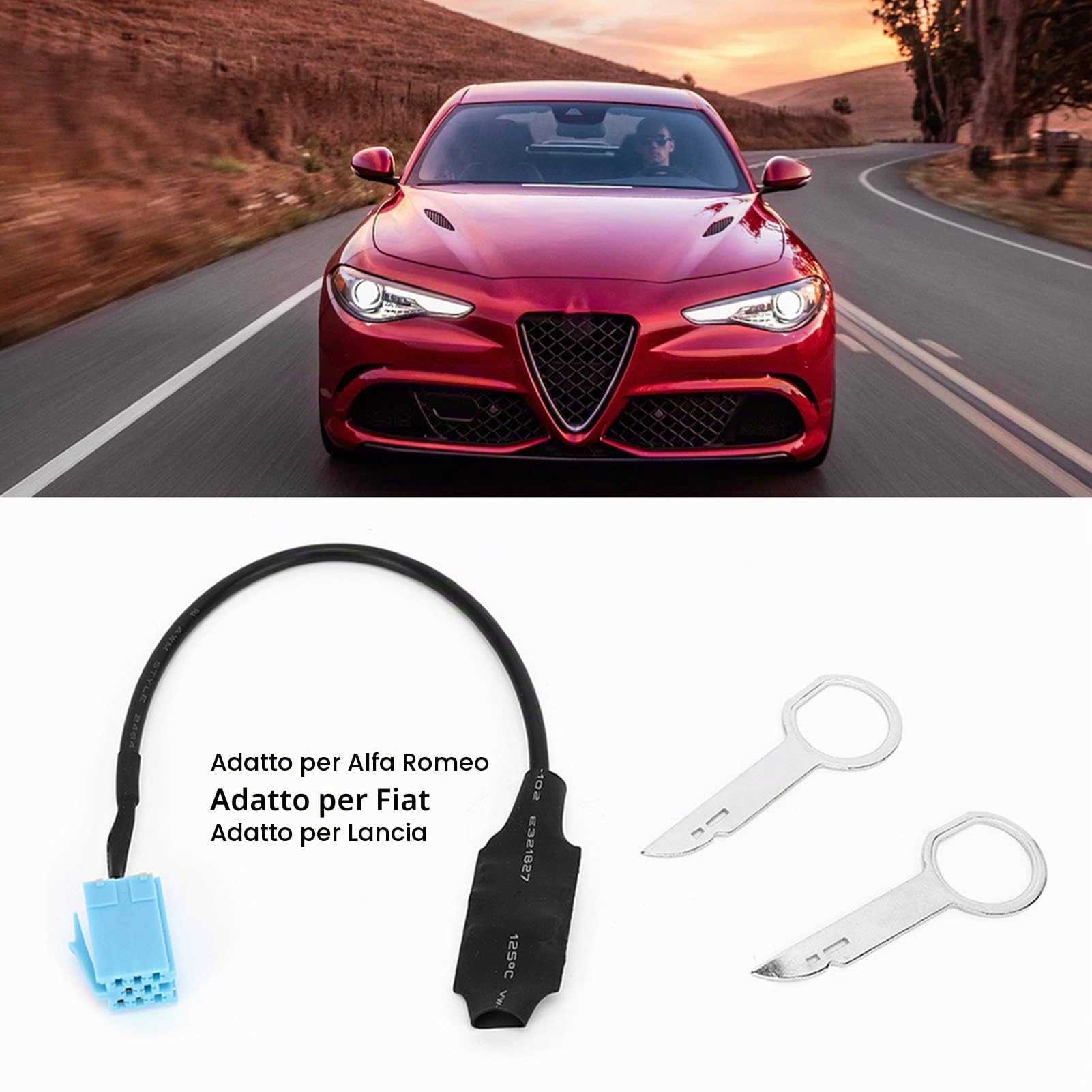 Auto Bluetooth o Adattatore Radio Stereo Accessori Fit per Giulietta Brera per Alfa per Romeo adattatore bluetooth bluetooth vivavoce