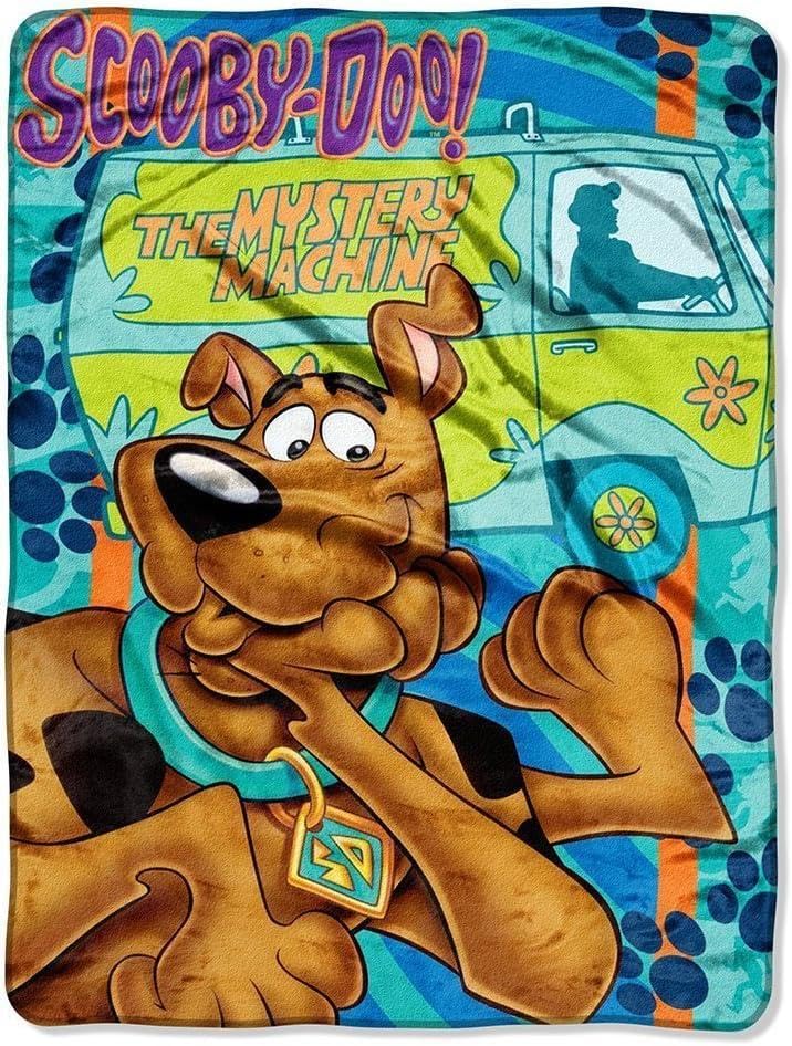 Scooby Doo and Whole Gang Silky Soft Throw Blanket 40 x 50