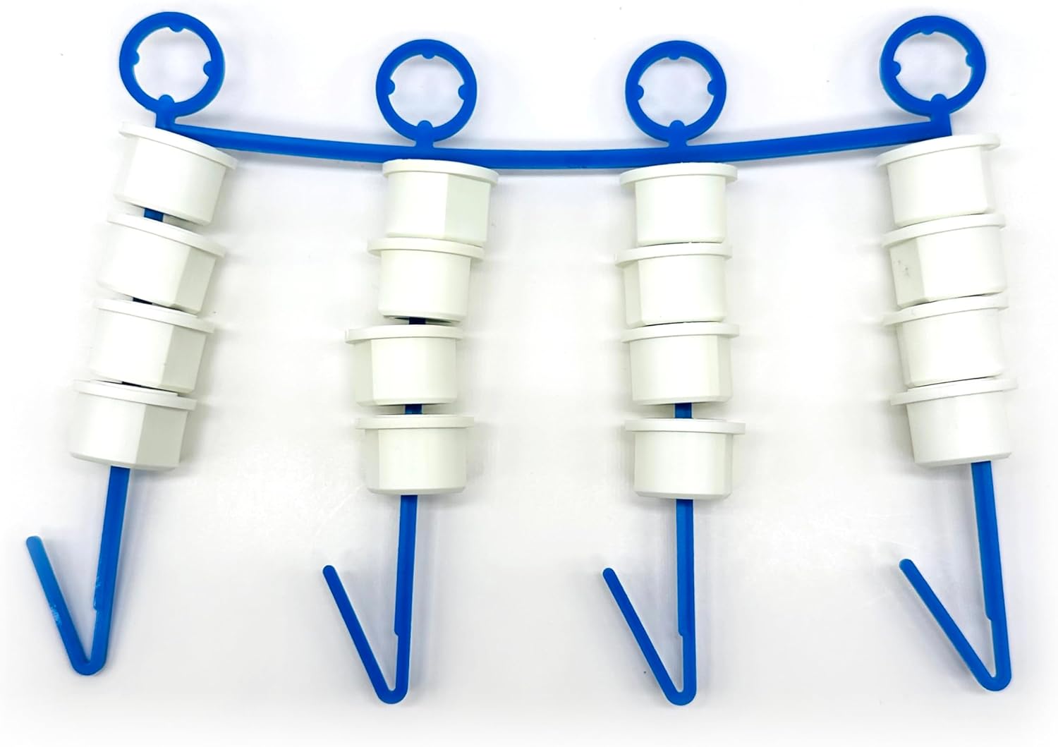 Concept2 Scull Oarlock Bushings Set for 7/16 inch Rigger Pin, 1 to 7 Degrees, 395 White