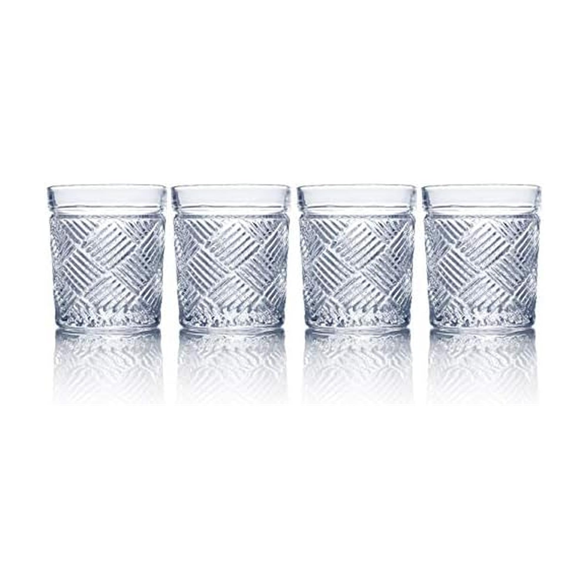Verres Mikasa Ballard Braid double old fashioned 264 ml pour apéritifs entre amis