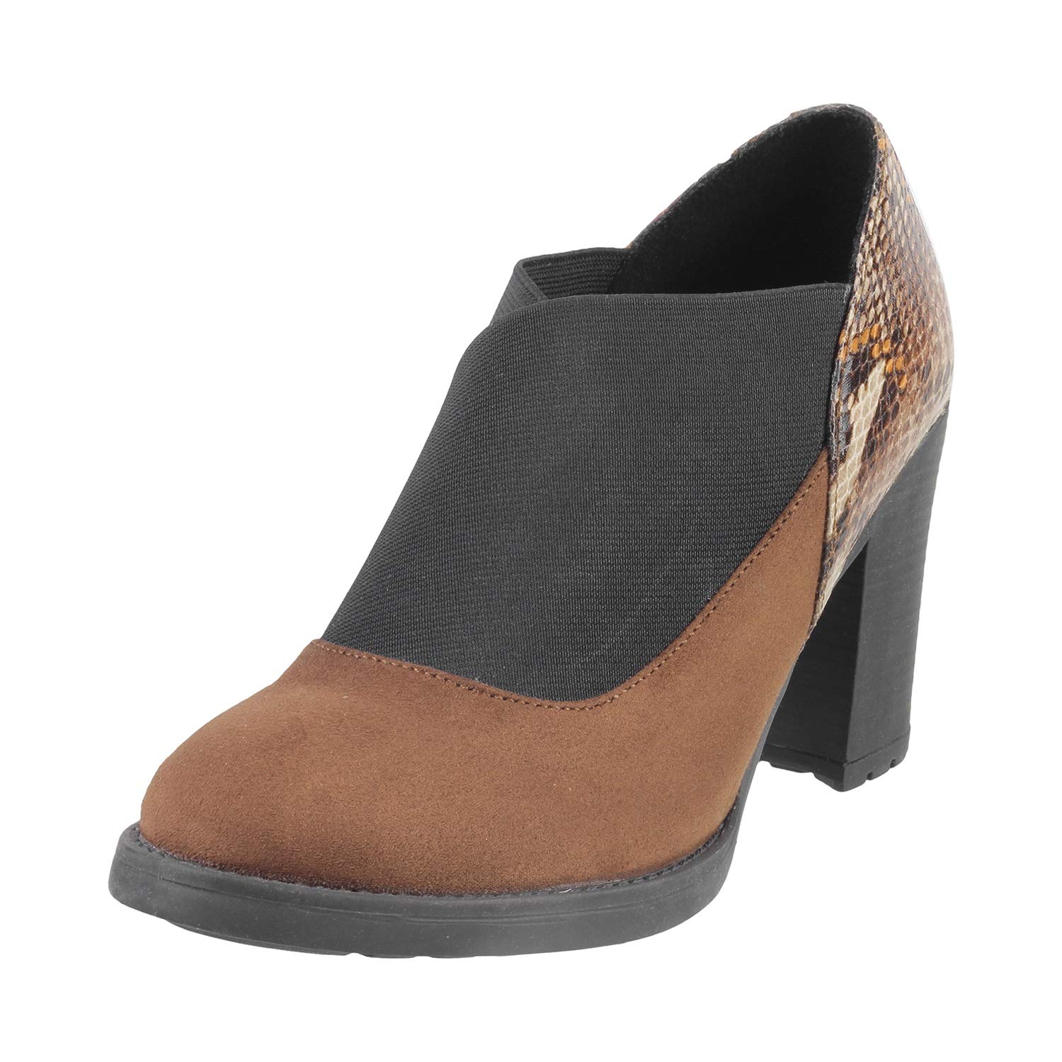 Catwalk Womens Animal Print Paneled Boots Brown Sandal (5126br) (B08VHY919N) Amazon Price History, Amazon Price Tracker