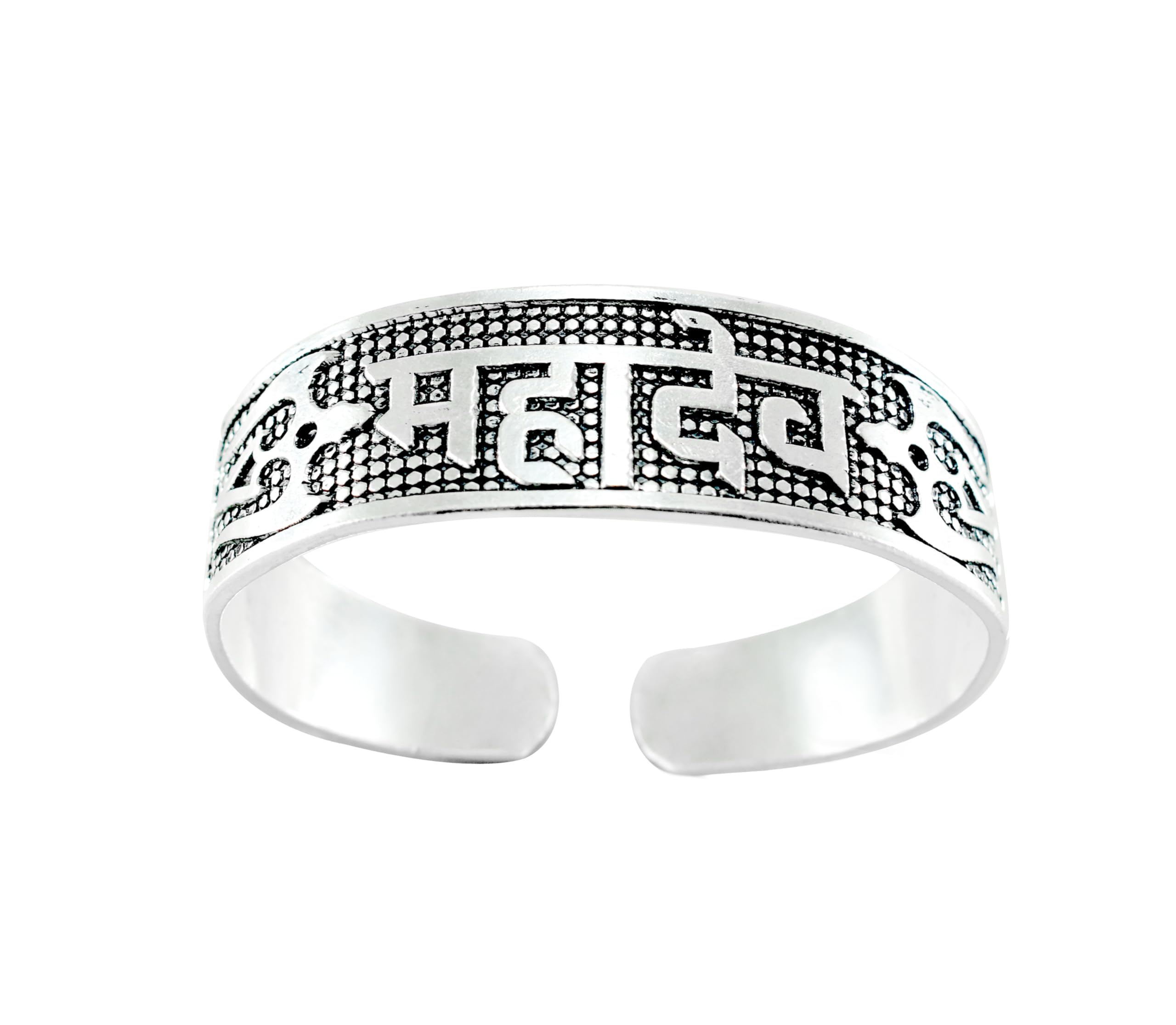 Kmj 925 Sterling/Pure Silver Mahadev Oxidised Kada/Bracelet, Shiv Kada For Men And Boys, Adjustable Size (B0CYQH9BP2) Amazon Price History, Amazon Price Tracker