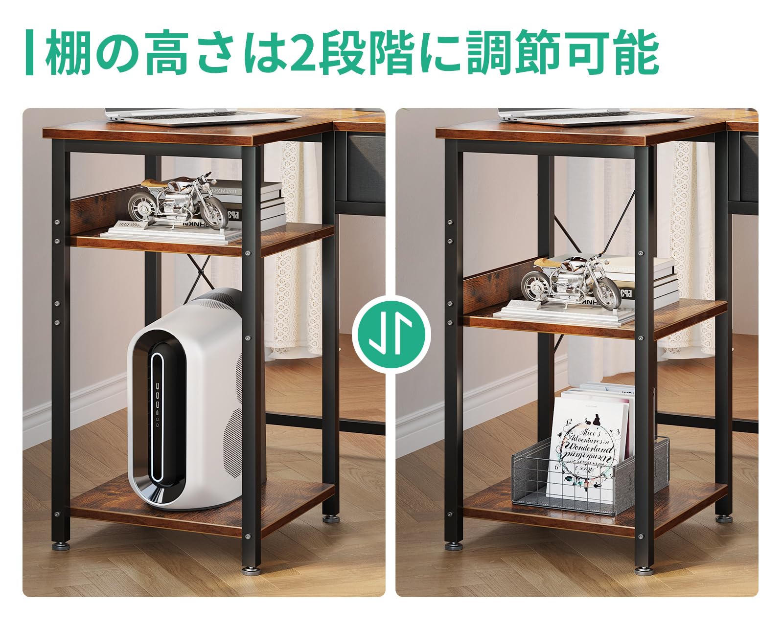 Amazon | AODK L字デスク ゲーミングデスク パソコンデスク 120cm幅