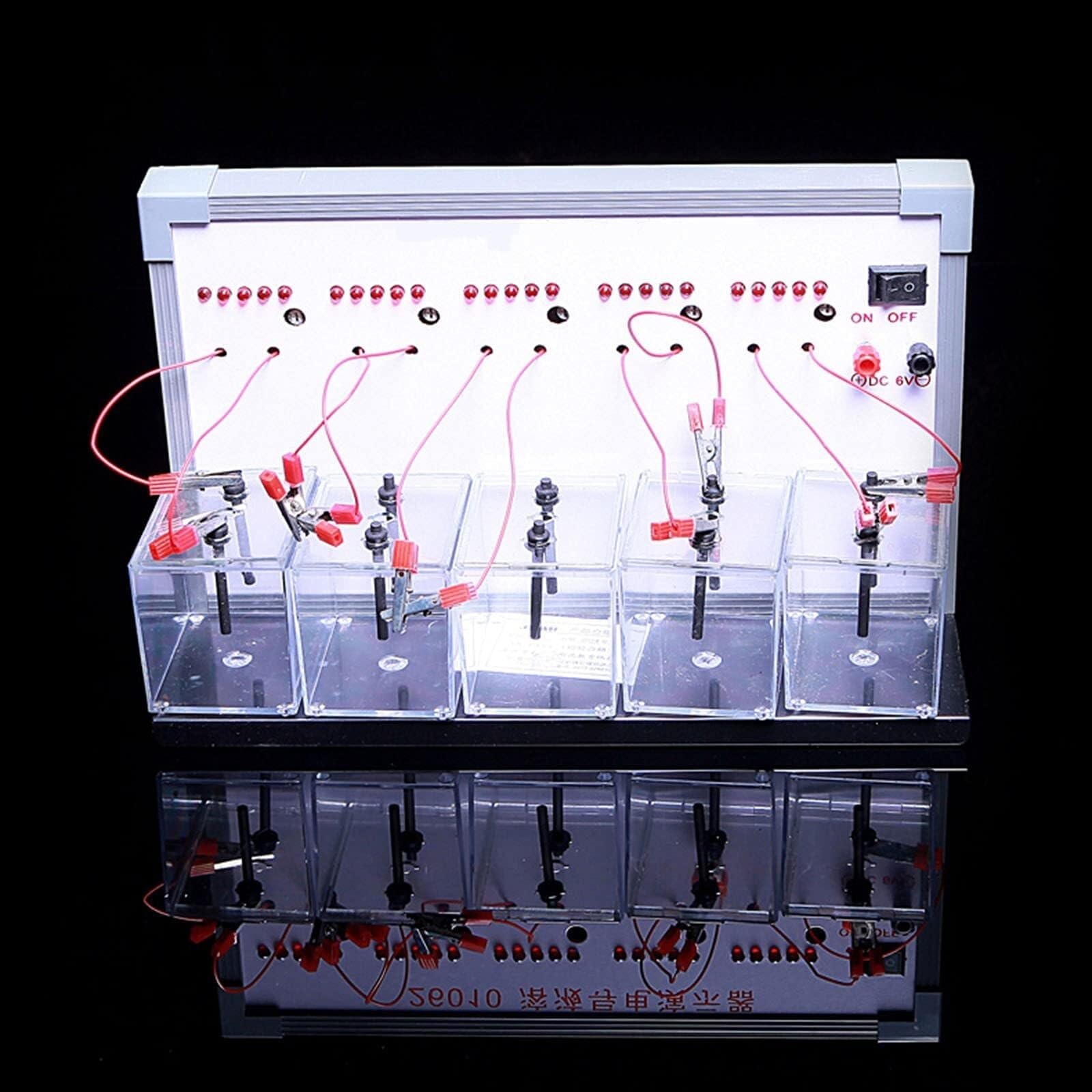 Demostrador De Conductividad De Electrolitos En Química, Dispositivo Experimental De Electrólisis del Agua, Instrumento Didáctico sobre El Principio De Conducción De Soluciones.