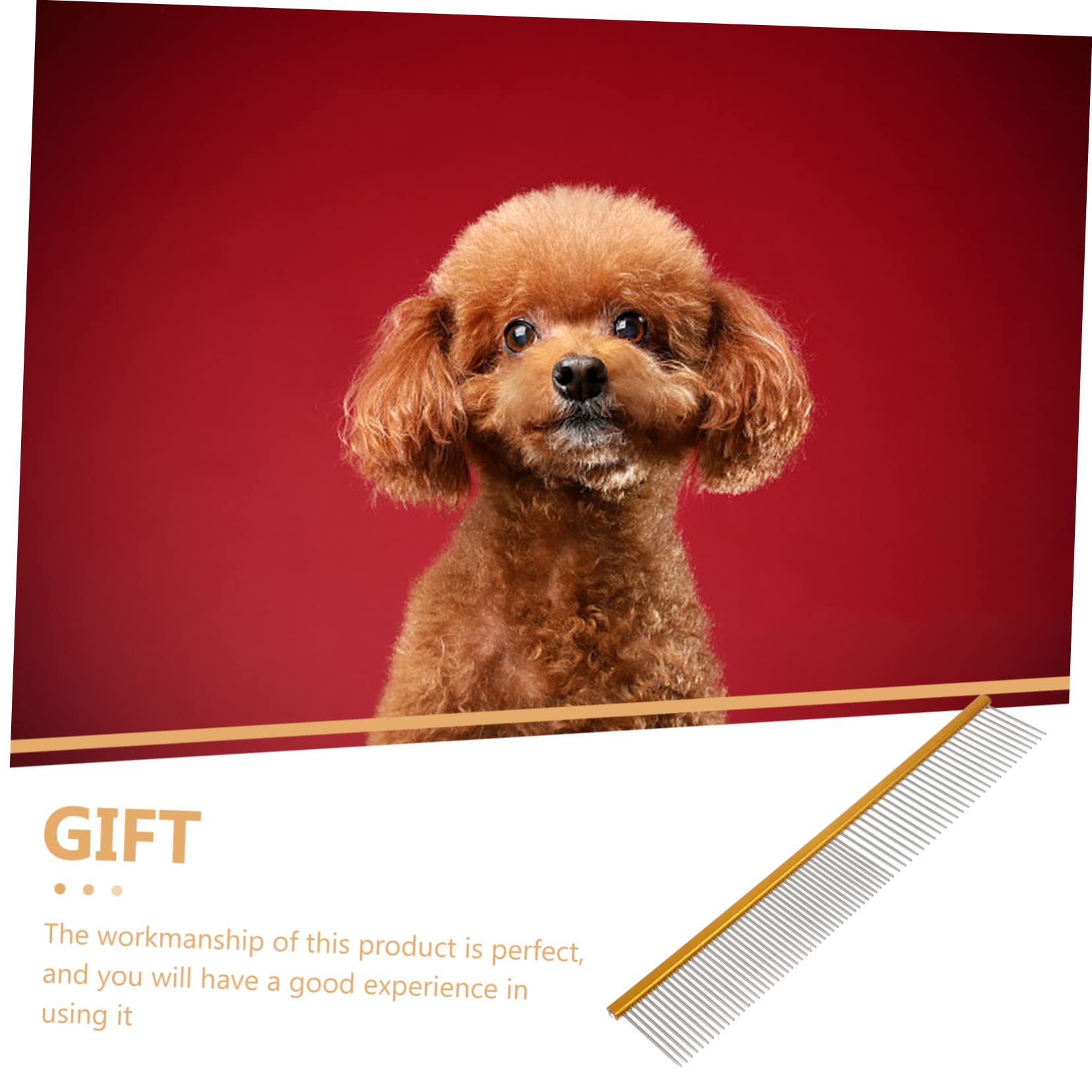 BESPORTBLE Pet Comb Comb Grooming Tool for Stainless Steel