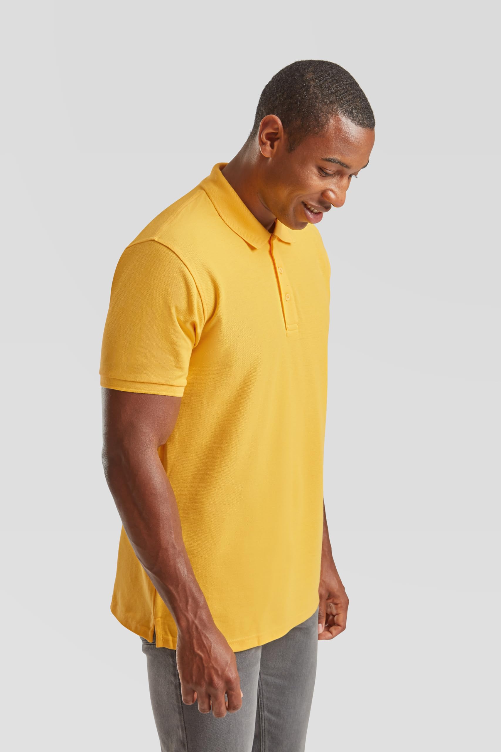 Fruit of the Loom Pack de 3 Polo Premium | Polo para hombre y mujer de algodón, corte clásico + bolsa de tela MyShirt gratis