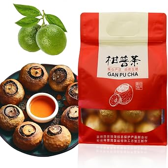 CHADUO Xinhui Mandarin Pu-erh Tea Tangerine Peel Puerh Tea 250g/8.8oz Da Hong Gan Citrus Puer Chenpi Puer from Yunnan Citrus Aroma Mellow Taste