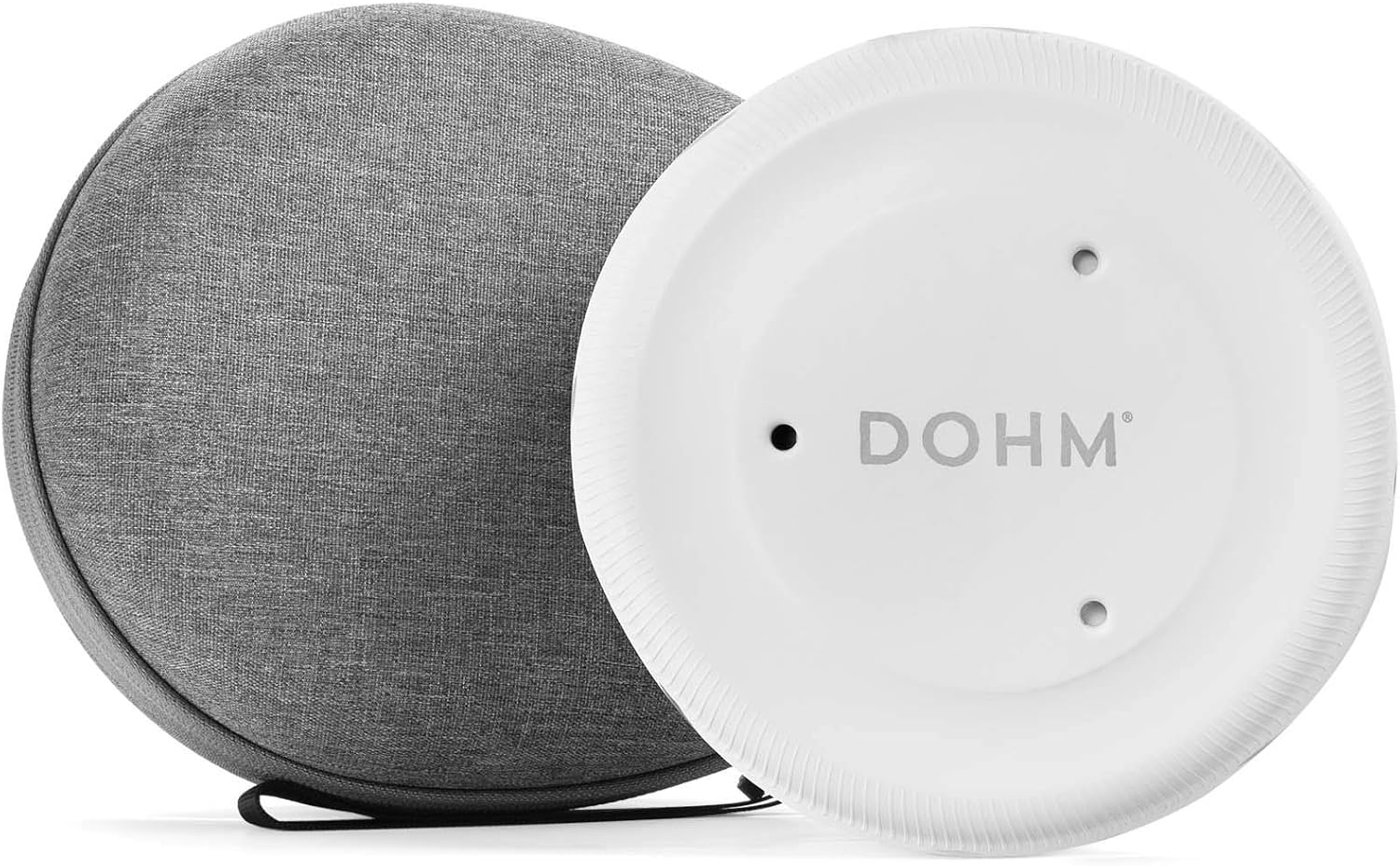Yogasleep Dohm UNO White Noise Sound Machine + Journey Case, Actual Fan Inside for Non-Looping, Sound Machine for Journey, Workplace Privateness, Sleep Remedy for Adults & Child, White, 2 Piece Set
