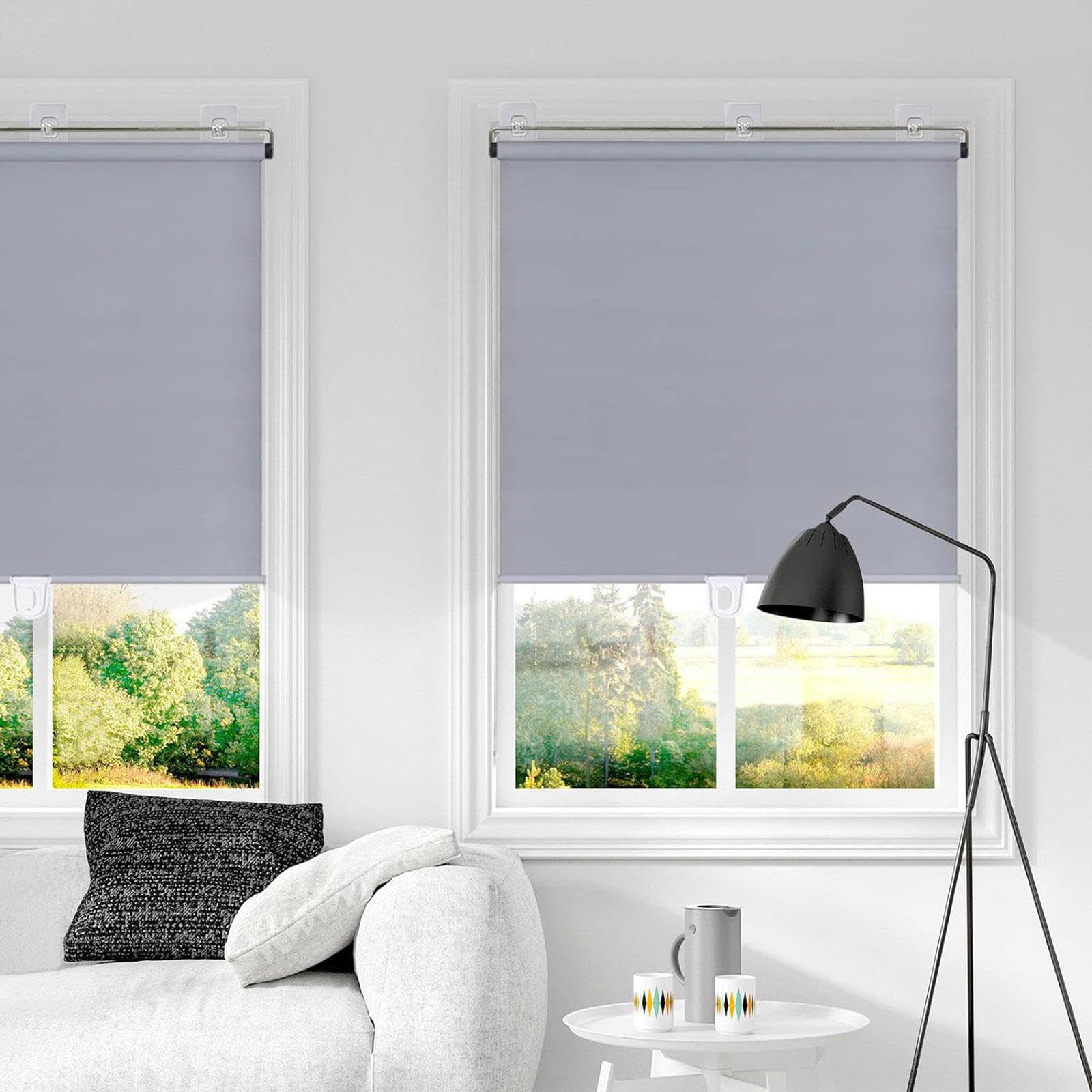 Persiana enrollable portátil personalizable con aislamiento térmico para ventana, sin taladro, retráctil, 70 x 200 cm para una fácil instalación y eficiencia energética