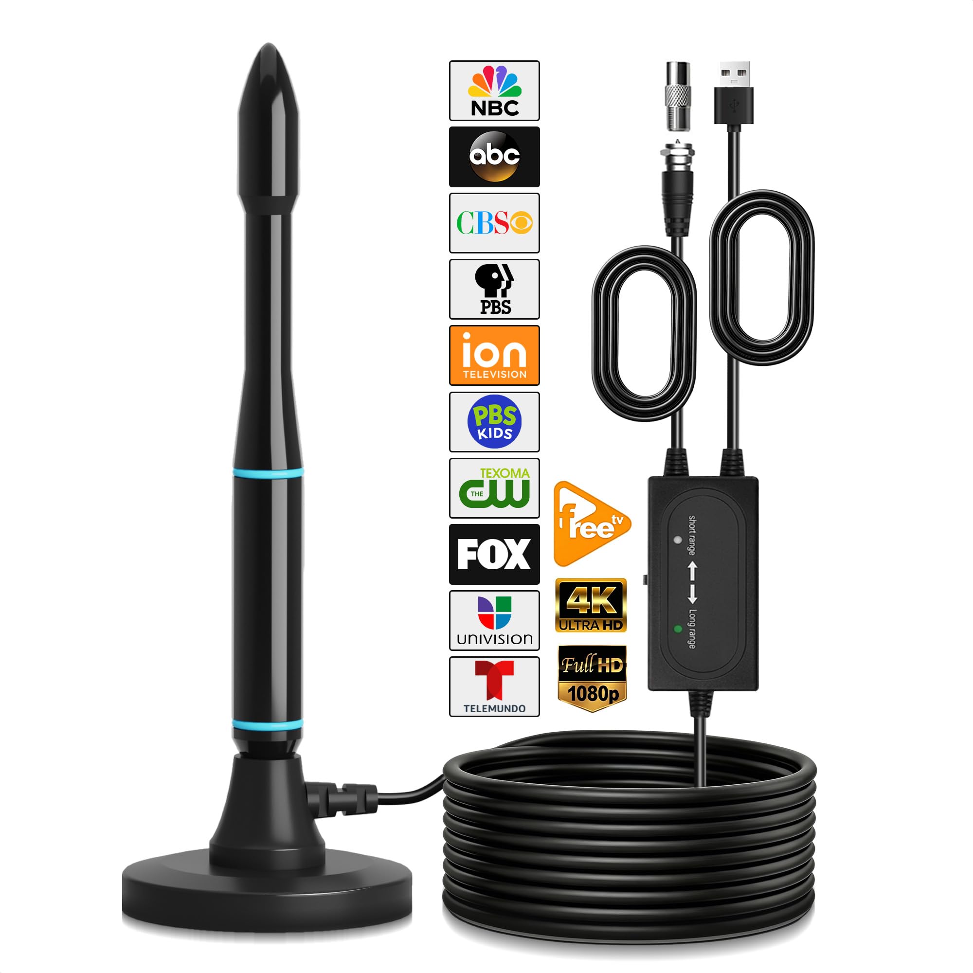 Antenna TV per Smart TV da interni, antenna TV digitale 2026 per canali