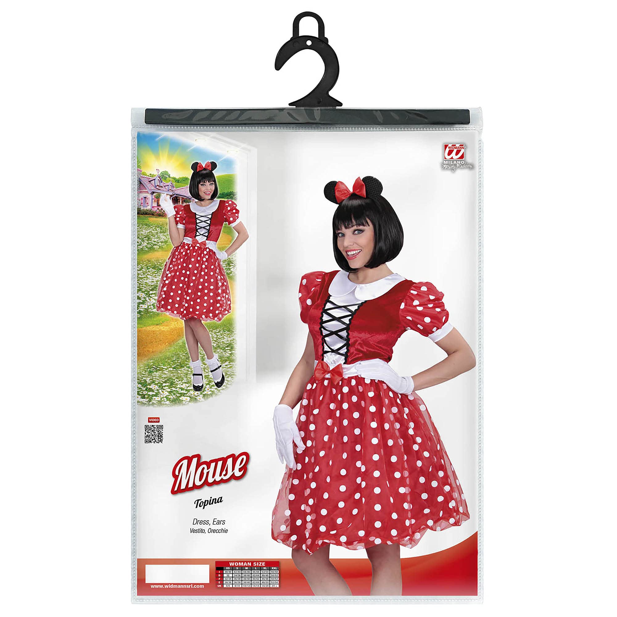Widmann - Disfraz Infantil De Ratón, Vestido, Sombrero, Carnaval