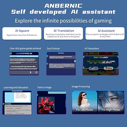 Miniatura 2 de RG556 Consolas de juegos de mano retro sin tarjeta Consola de juegos retro Android 13 Pantalla AMOLED de 5.48 pulgadas Procesador Unisoc T820,
