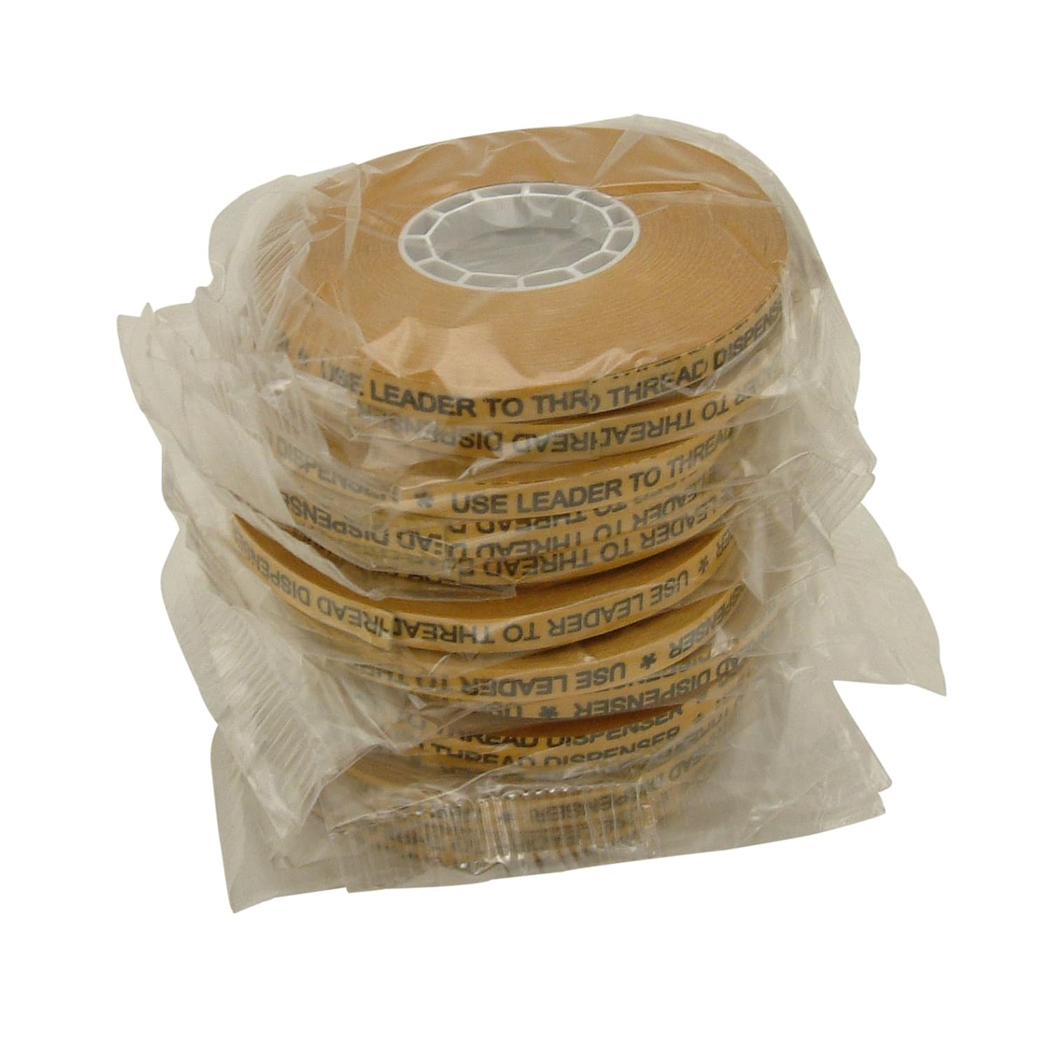 JVCC ATG Tape [Acid Neutral] (ATG-7502): 1/4 in. x 36 yds. (Clear Adhesive on Gold Liner) / core for 1/4 inch Pink Glider [12 Pack]